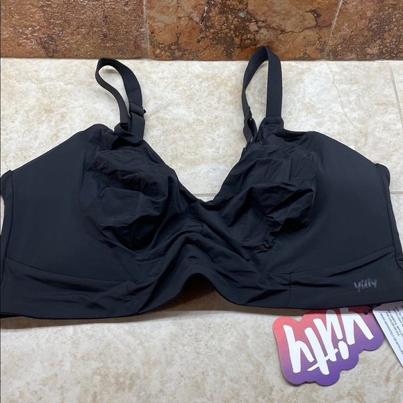 Yitty Smoothed Reality Plunge Bra Black Size 2X Wireless Seamless Support NWT - Picture 2 of 10